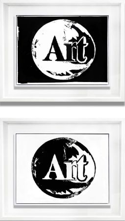 Sérigraphie Warhol - Art (Positive and Negative)