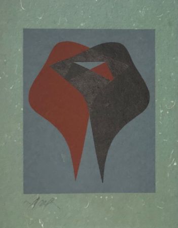 Gravure Sur Bois Arp - Arthur Rimbaud 