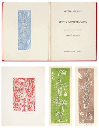 Livre Illustré Masson - Arturo Schwarz. META.MORPHOSES. 4 gravures signées (1975)