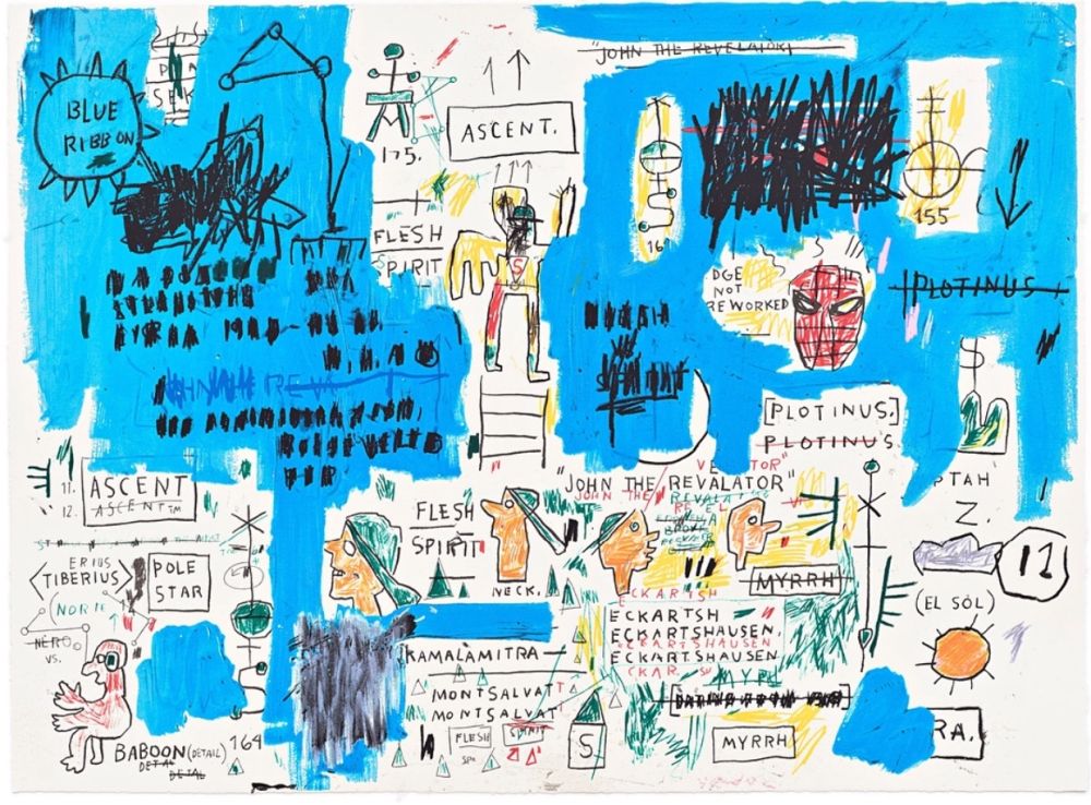 Sérigraphie Basquiat - Ascent
