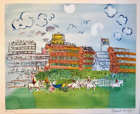 Lithographie Dufy - Ascot 