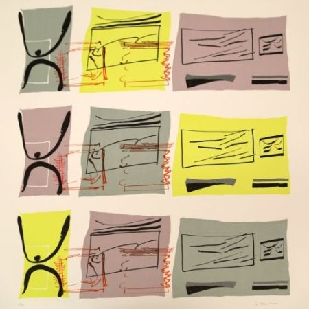 Lithographie Stockholder - Aspect Syllabary: Getting Wind 2