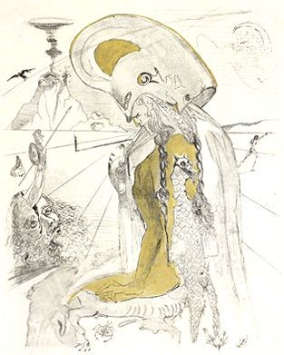 Gravure Dali - Athena