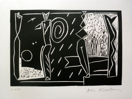 Linogravure Kuroda - Atlantide II