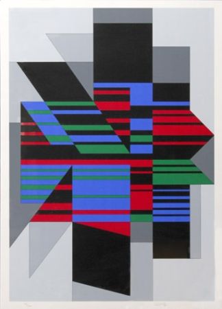 Sérigraphie Vasarely - Attila