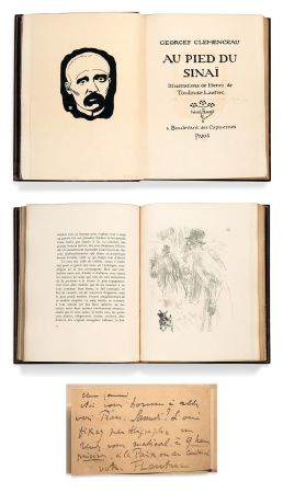 Livre Illustré Toulouse-Lautrec - AU PIED DU SINAÏ. Illustrations de Henri de Toulouse-Lautrec, avec suite [1898].