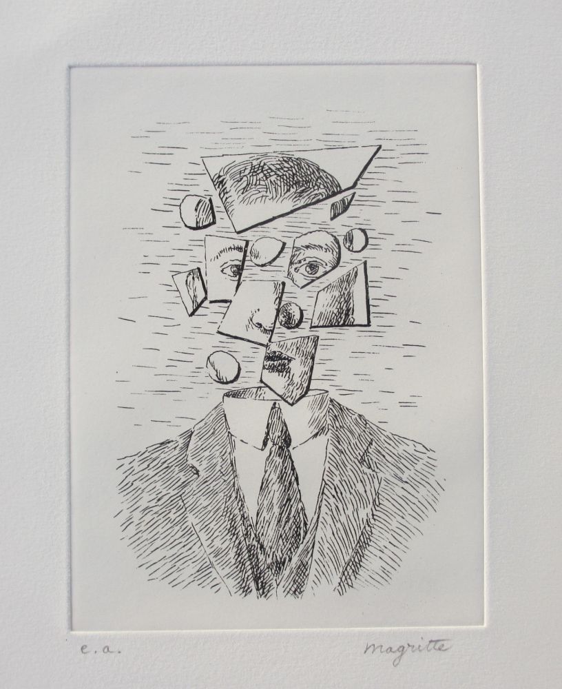 Eau-Forte Magritte - Aube à l'Antipode