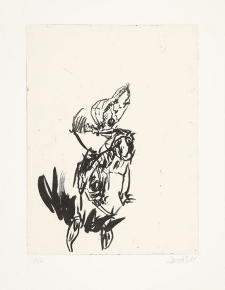 Gravure Baselitz - Aus der Anatomie (From anatomy)