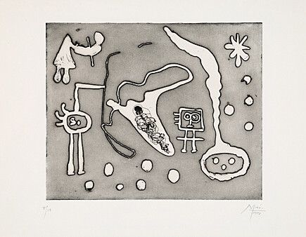 Eau-Forte Et Aquatinte Miró - Aus 