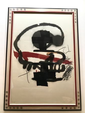Lithographie Tàpies - Ausstellung Tàpies - Milano