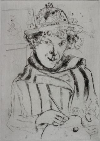 Pointe-Sèche Chagall - Autoportrait au Chapeau Orné