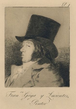 Gravure Goya - Autorretrato