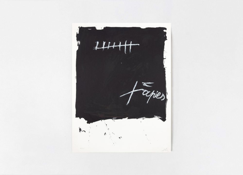 Lithographie Tàpies - AVL 110 