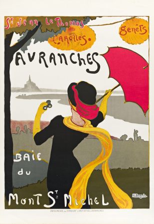 Affiche Bergevin - Avranches / Baie de Mont St. Michel