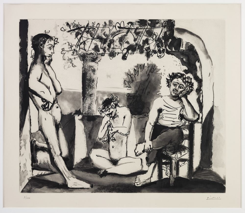 Aquatinte Picasso - Bacchanales