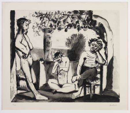 Aquatinte Picasso - Bacchanales