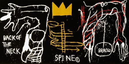 Sérigraphie Basquiat - Back of the Neck