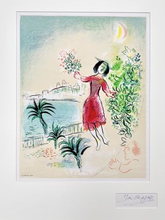 Lithographie Chagall - Baie des Anges