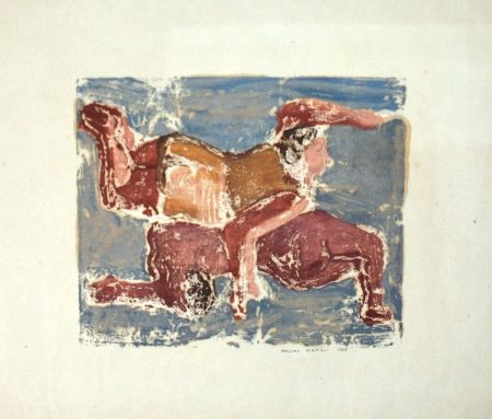 Monotype Campigli - Baigneuses