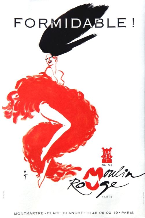 Offset Gruau - Bal du Moulin Rouge  Formidable