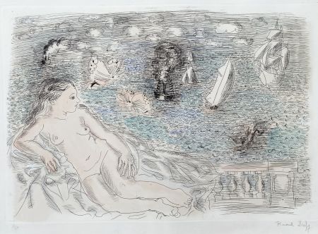 Multiple Dufy - Balcon Sur La Mer (Baigneuse aux Papillons)