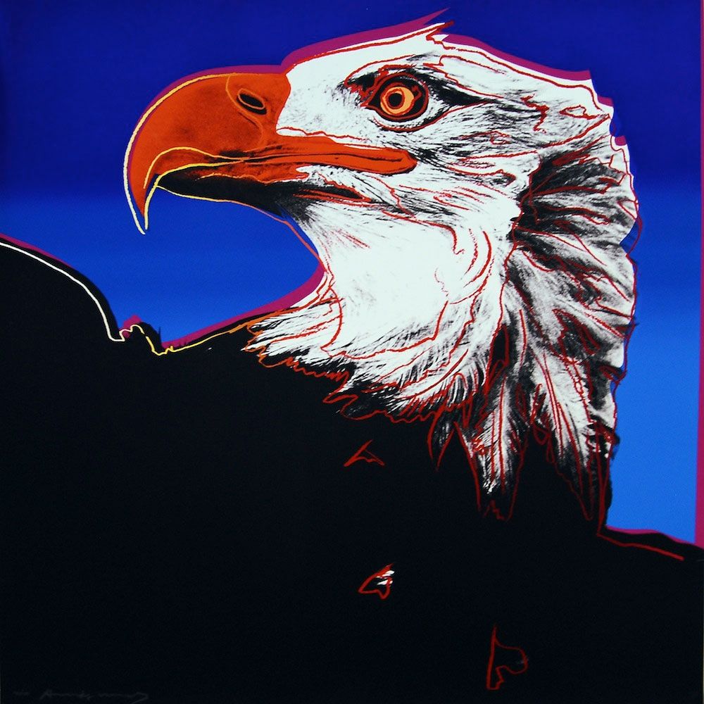 Sérigraphie Warhol - Bald Eagle 296