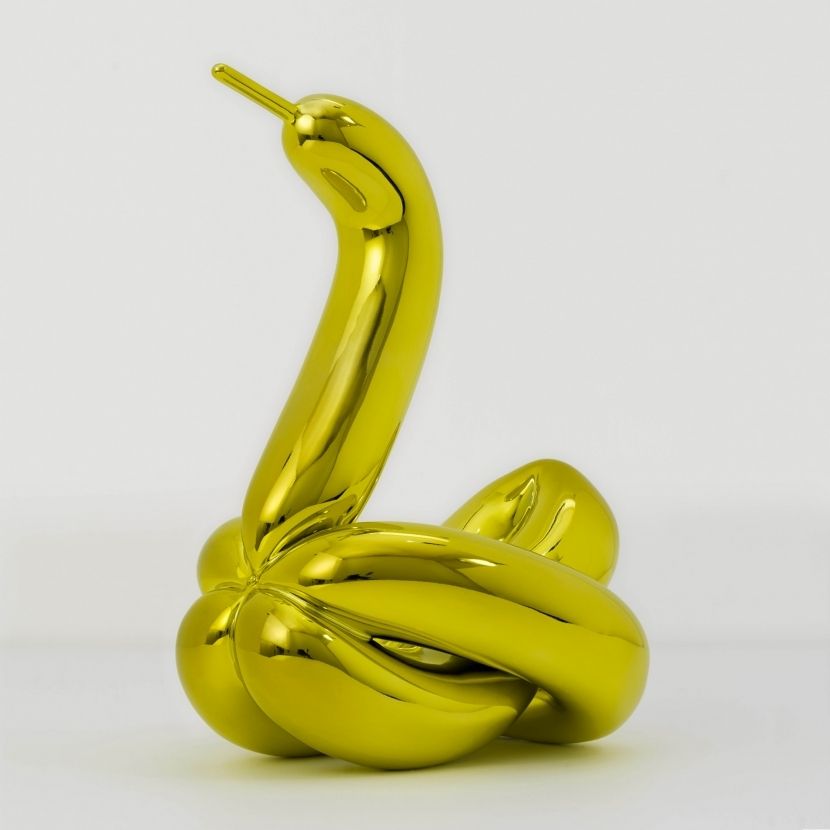 Aucune Technique Koons - Balloon Swan yellow (Celebration Serie)