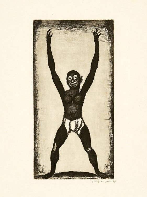 Gravure Rouault - Bamboula