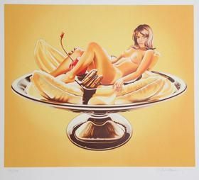 Lithographie Ramos - Banana Split