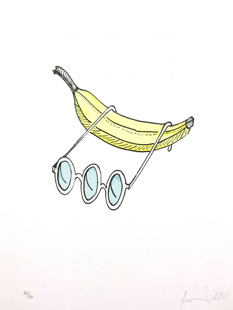 Lithographie Nørgard - Banane