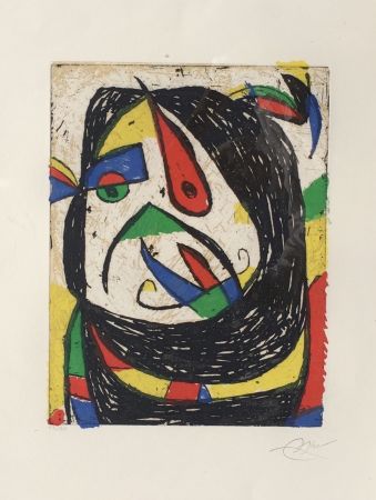 Gravure Miró - Barb IV (D. 1224)