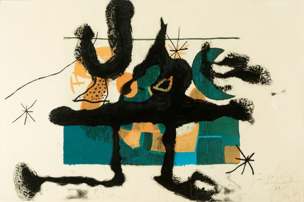 Eau-Forte Et Aquatinte Miró - Barcelona, plate I