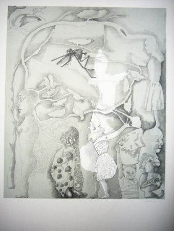 Lithographie Castillo - Barcelone 2