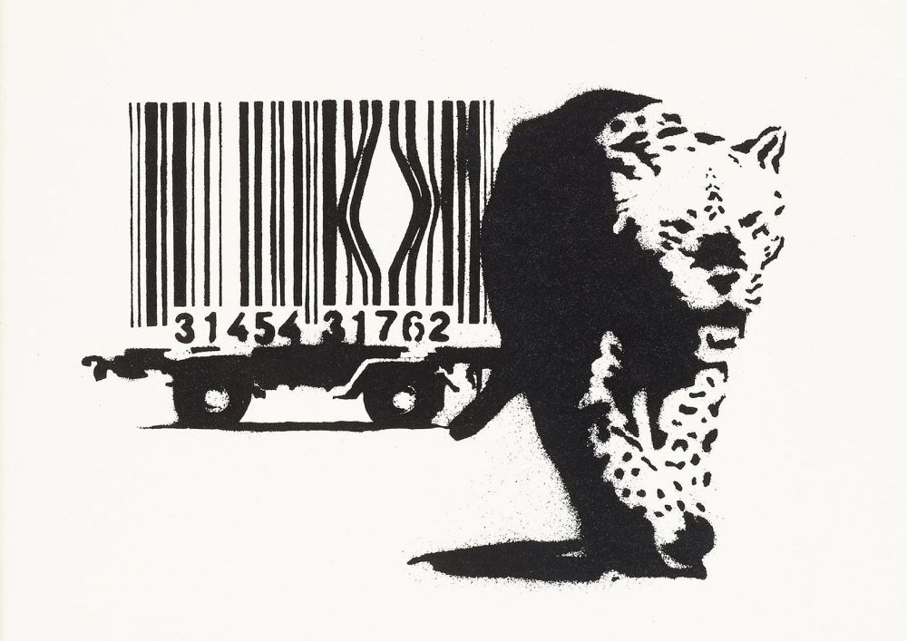 Sérigraphie Banksy - Barcode