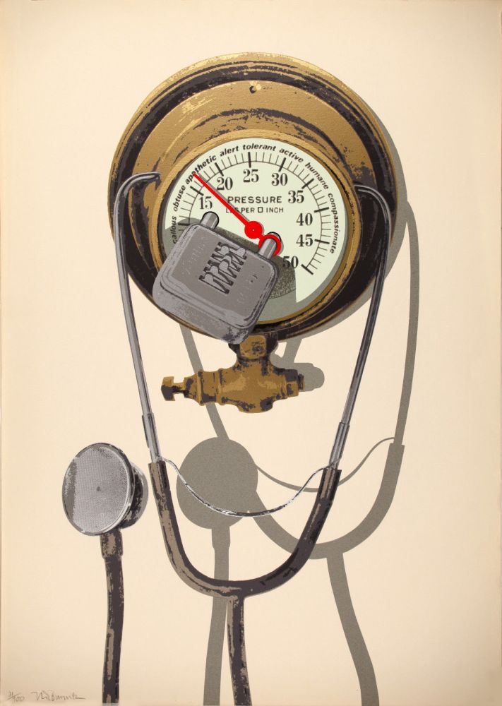 Sérigraphie Burwitz - Barometer of Average Sensibilities (Combination Lost)