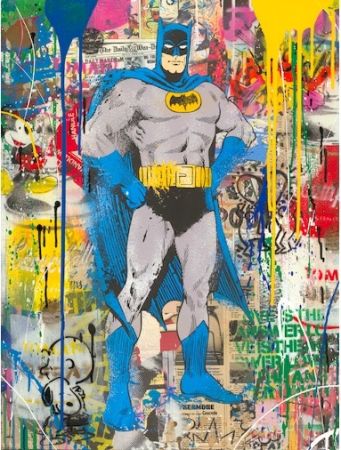 Sérigraphie Mr Brainwash - Batman, 2019  