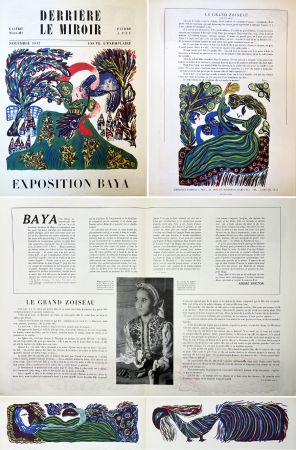 Livre Illustré Baya - BAYA. 6 lithographies en couleurs (Derrière le Miroir pour l'exposition de 1947 à la Galerie Maeght).