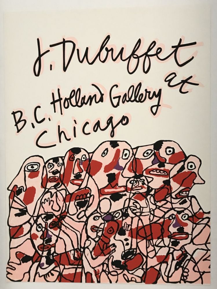 Sérigraphie Dubuffet - B.C. Holland Gallery, Chicago