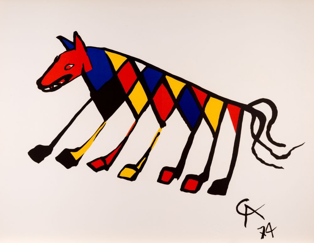 Lithographie Calder - Beastie