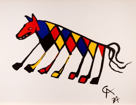 Lithographie Calder - Beastie