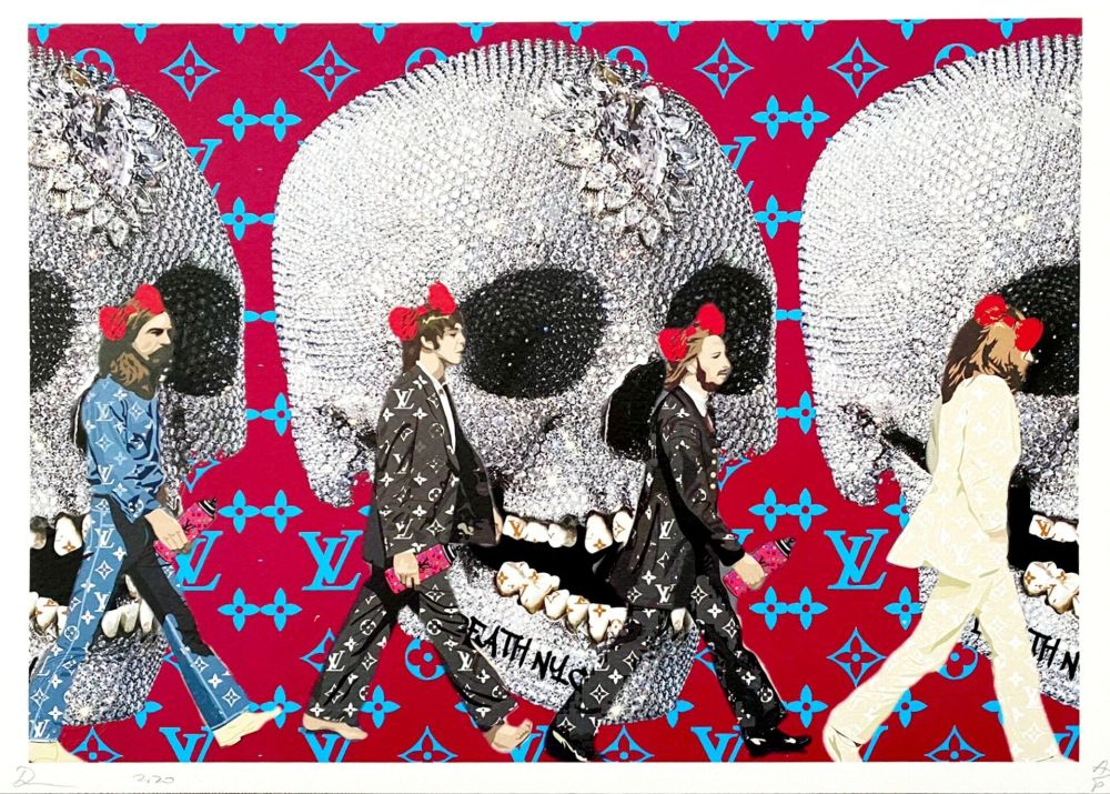 Estampe Numérique Death Nyc - Beatles Skulls