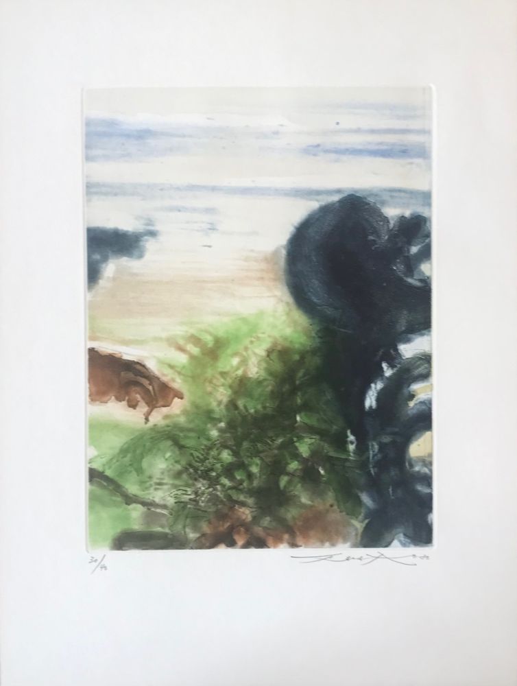 Eau-Forte Et Aquatinte Zao - Beauregard