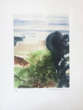 Eau-Forte Et Aquatinte Zao - Beauregard