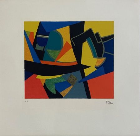 Lithographie Esteve - Bebaros 