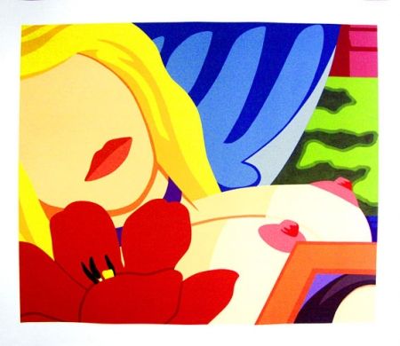 Lithographie Wesselmann - Bedroom blonde