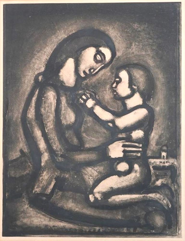 Aquatinte Rouault - Bella Matribus Detestata