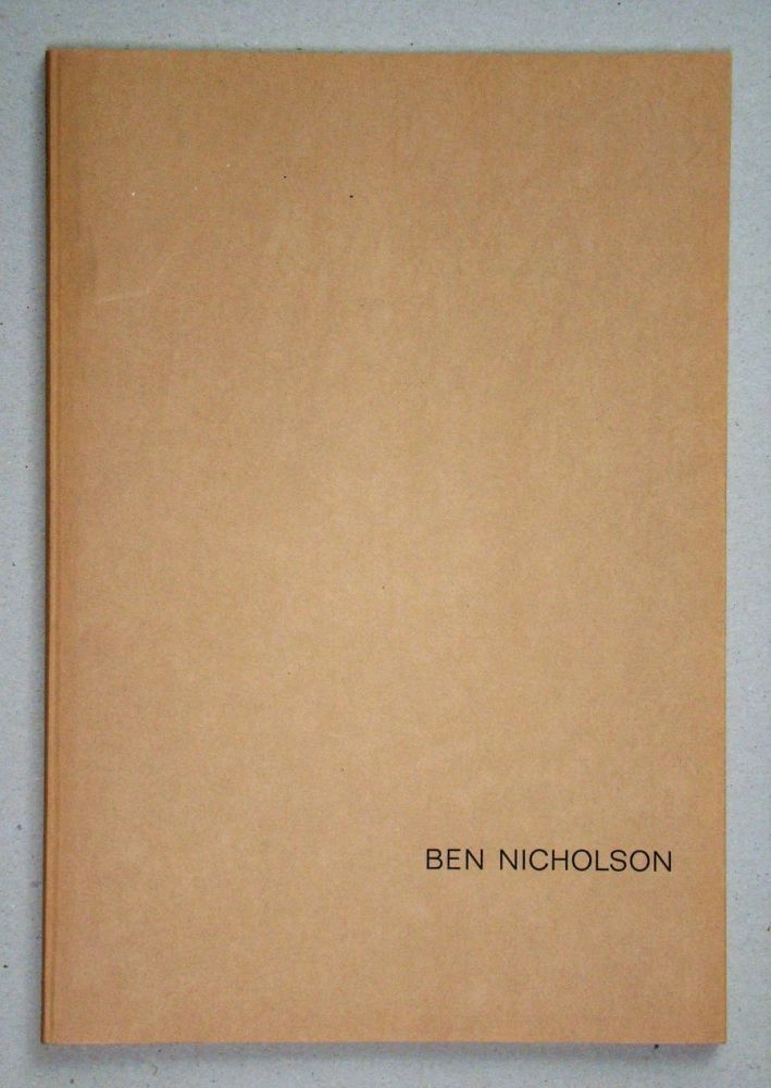 Livre Illustré Nicholson - Ben Nicholson