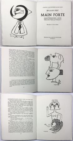 Livre Illustré Brauner - Benjamin Péret : MAIN FORTE. Illustrations de Victor Brauner (1946)