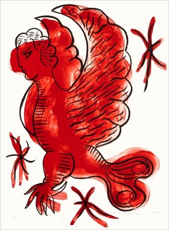 Lithographie Del Re - Bestiaire - Veneta Phenix