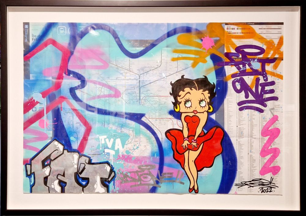 Aucune Technique Fat - Betty Boop (Transport Map of Paris)